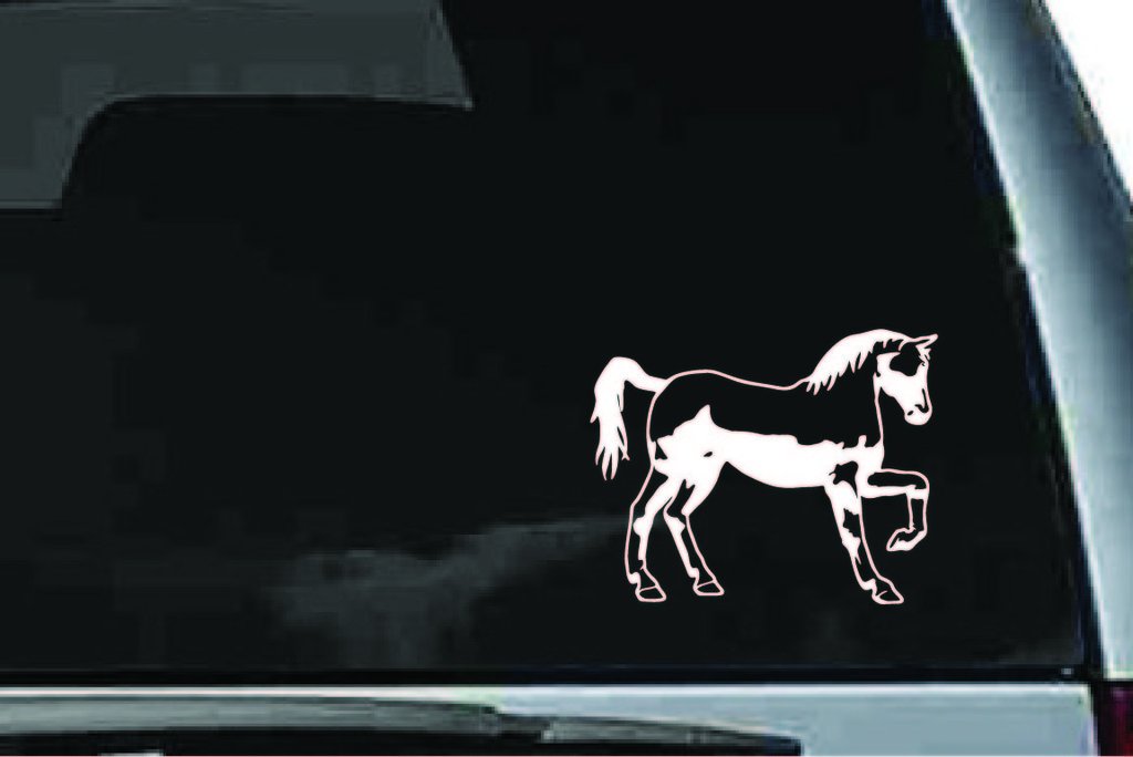 Picniva Horse Sty61 Vinyl Car Window Decal, Approx 5 in