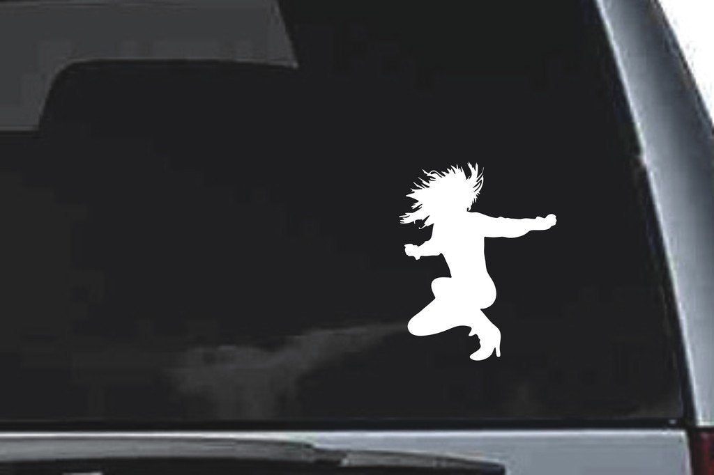 Picniva Dancer Sty06 Vinyl Car Window Decal, Approx 5 in