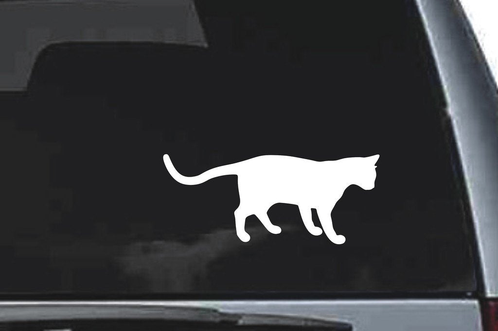 Picniva Cat Sty21a Vinyl Car Window Decal, Approx 5 in