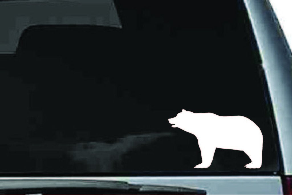 Picniva Bear Sty11 Vinyl Car Window Decal, Approx 5 in