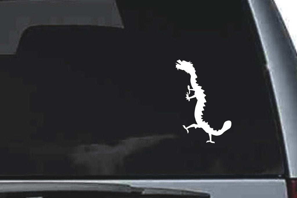 Picniva Chinese Dragon Sty2 Vinyl Car Window Decal, Approx 5 in