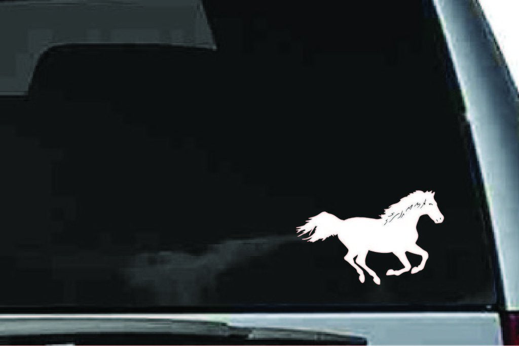 Picniva Horse Sty15 Vinyl Car Window Decal, Approx 5 in