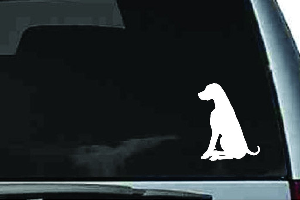 Picniva Hound Dog Sty34 Vinyl Car Window Decal, Approx 5 in