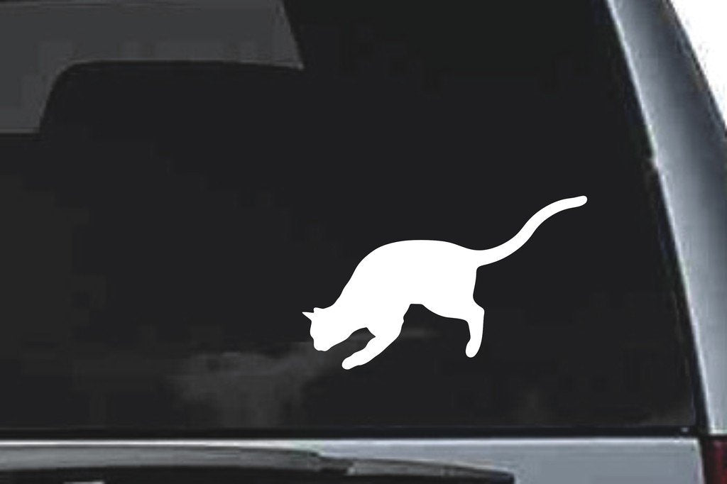 Picniva Cat Sty29a Vinyl Car Window Decal, Approx 5 in