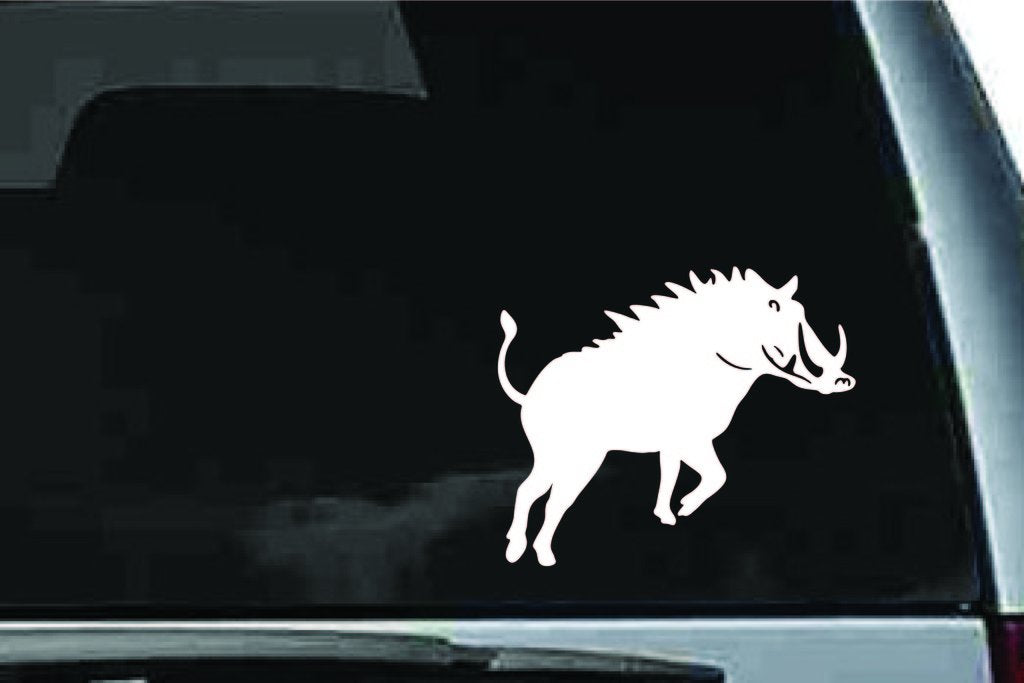Picniva Boar Sty9 Vinyl Car Window Decal, Approx 5 in