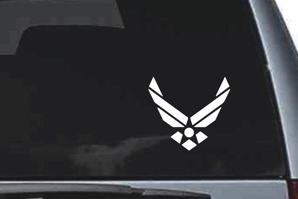 Picniva Air Force Sty2 Vinyl Car Window Decal, Approx 5 in