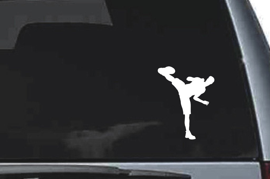Picniva Kick Sty2 Vinyl Car Window Decal, Approx 5 in
