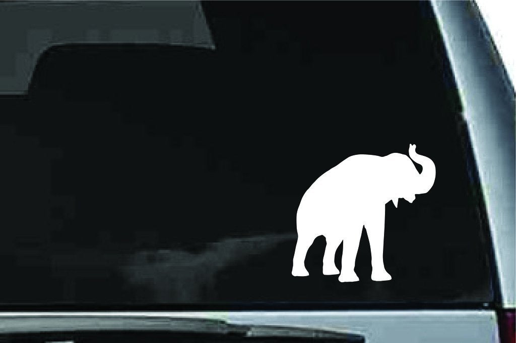 Picniva Elephant Baby Sty4 Vinyl Car Window Decal, Approx 5 in