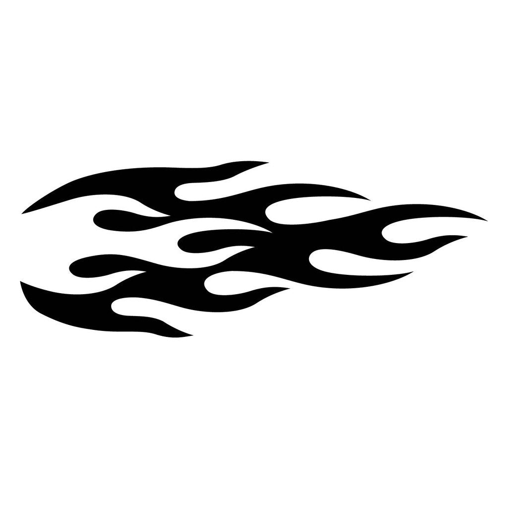 Picniva sty262 Racing Car Body Side Stripes Sticker Decal 2 Pcs