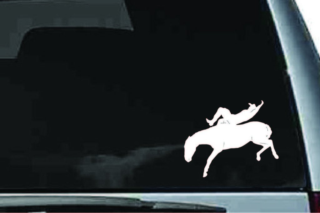 Picniva Rodeo Sty3 Vinyl Car Window Decal, Approx 5 in