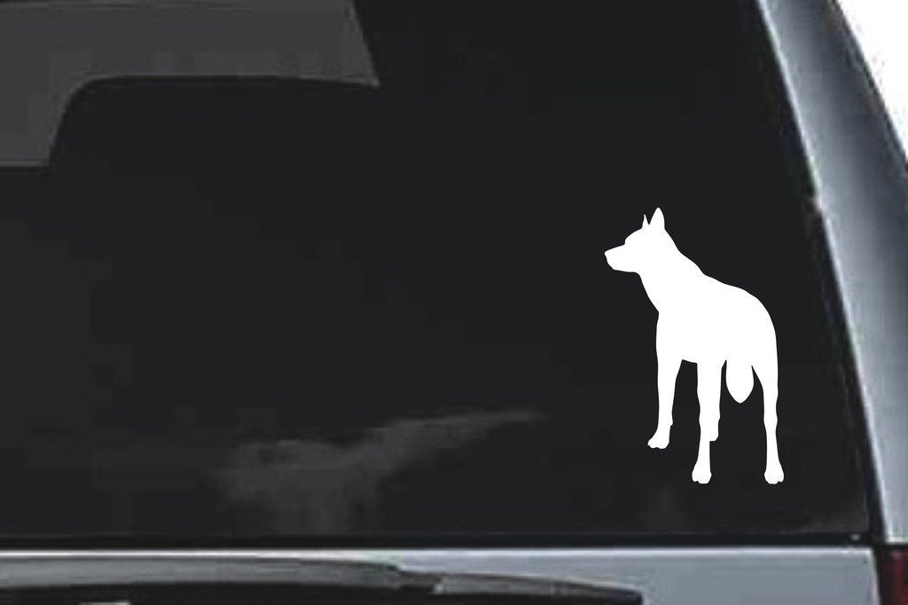 Picniva Wolf Sty12 Vinyl Car Window Decal, Approx 5 in
