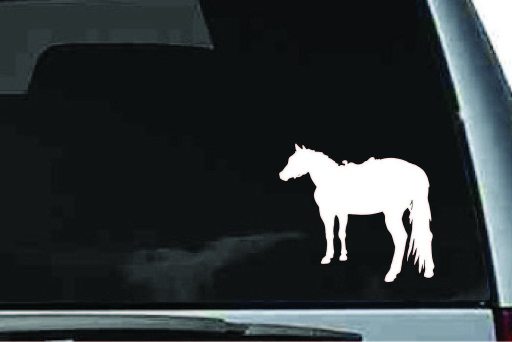Picniva Horse Sty17 Vinyl Car Window Decal, Approx 5 in