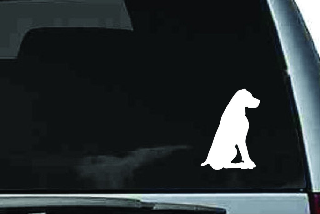 Picniva Rottweiler Dog Sty8a Vinyl Car Window Decal, Approx 5 in