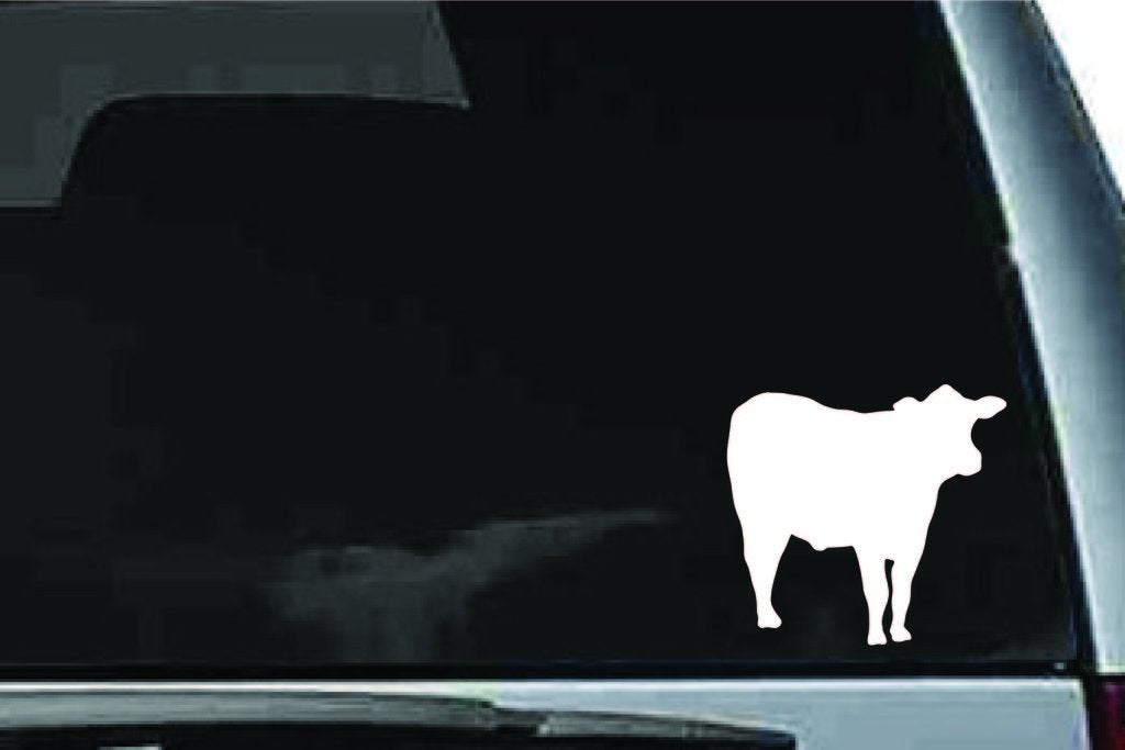 Picniva Cow Sty61 Vinyl Car Window Decal, Approx 5 in