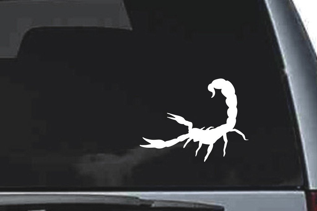 Picniva Scorpio Sty3 Vinyl Car Window Decal, Approx 5 in