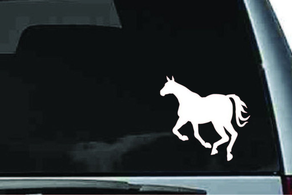 Picniva Horse Sty54a Vinyl Car Window Decal, Approx 5 in