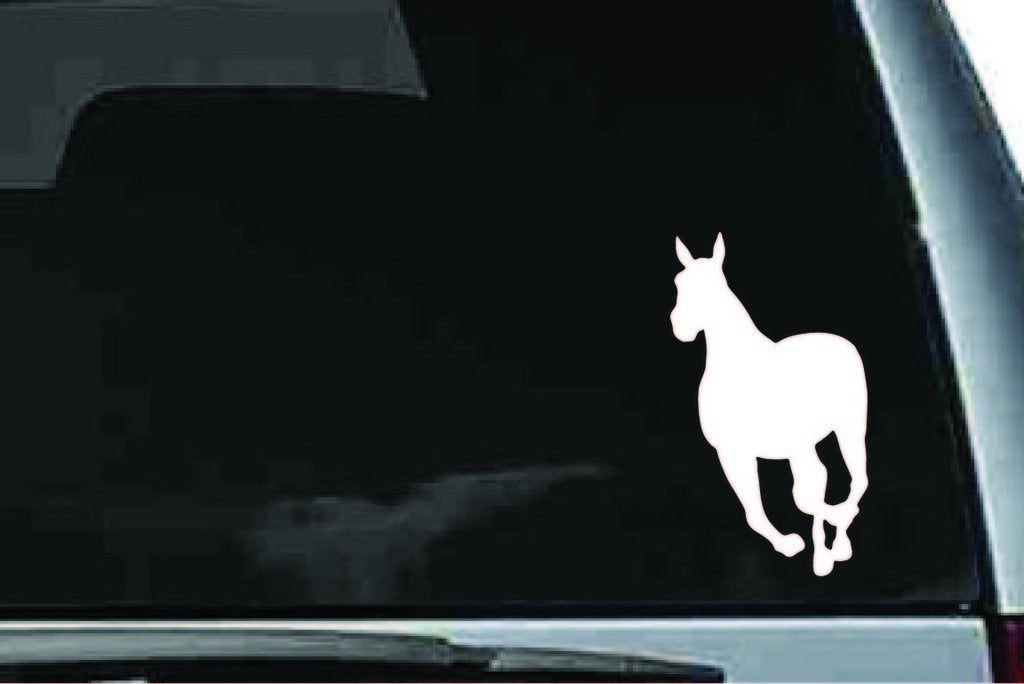 Picniva Horse Sty55a Vinyl Car Window Decal, Approx 5 in