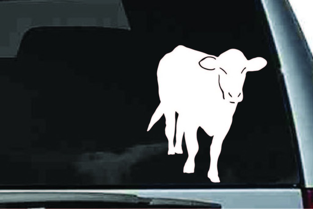 Picniva Cow Sty32 Vinyl Car Window Decal, Approx 5 in