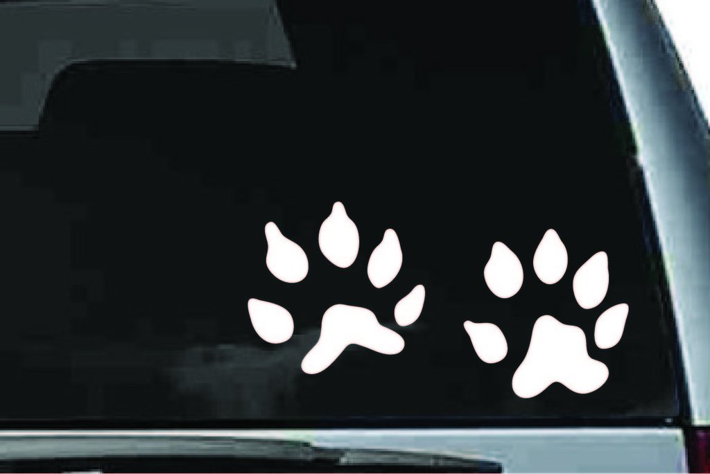 Picniva Fisher Track Vinyl Car Window Decal, Approx 5 in