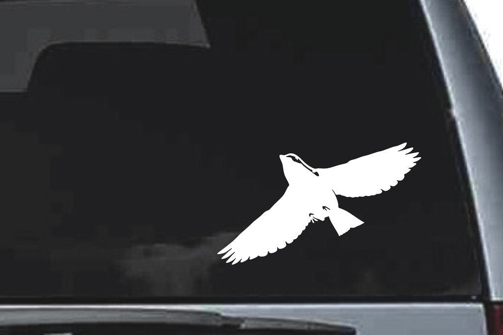 Picniva Bluebird Sty5 Vinyl Car Window Decal, Approx 5 in