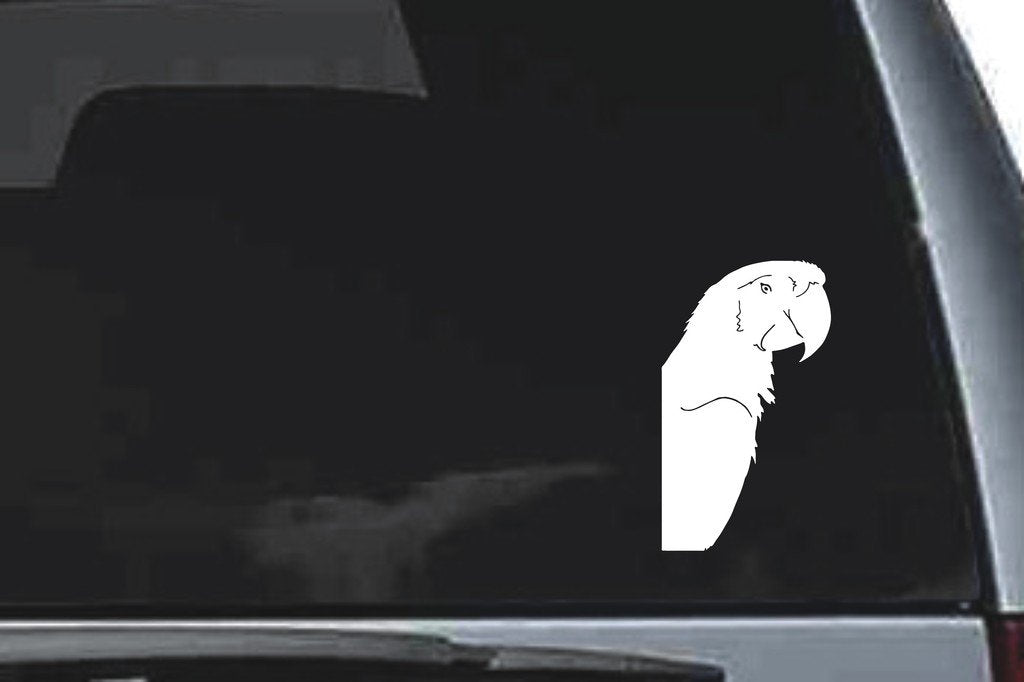 Picniva Parrot Sty7 Vinyl Car Window Decal, Approx 5 in