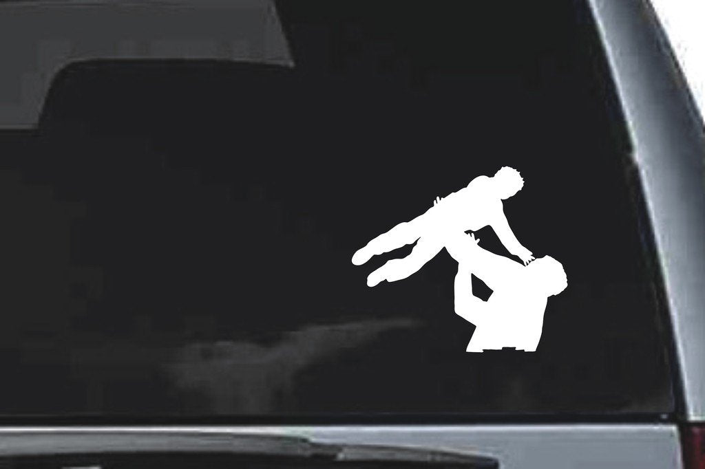 Picniva Family Sty1 Vinyl Car Window Decal, Approx 5 in