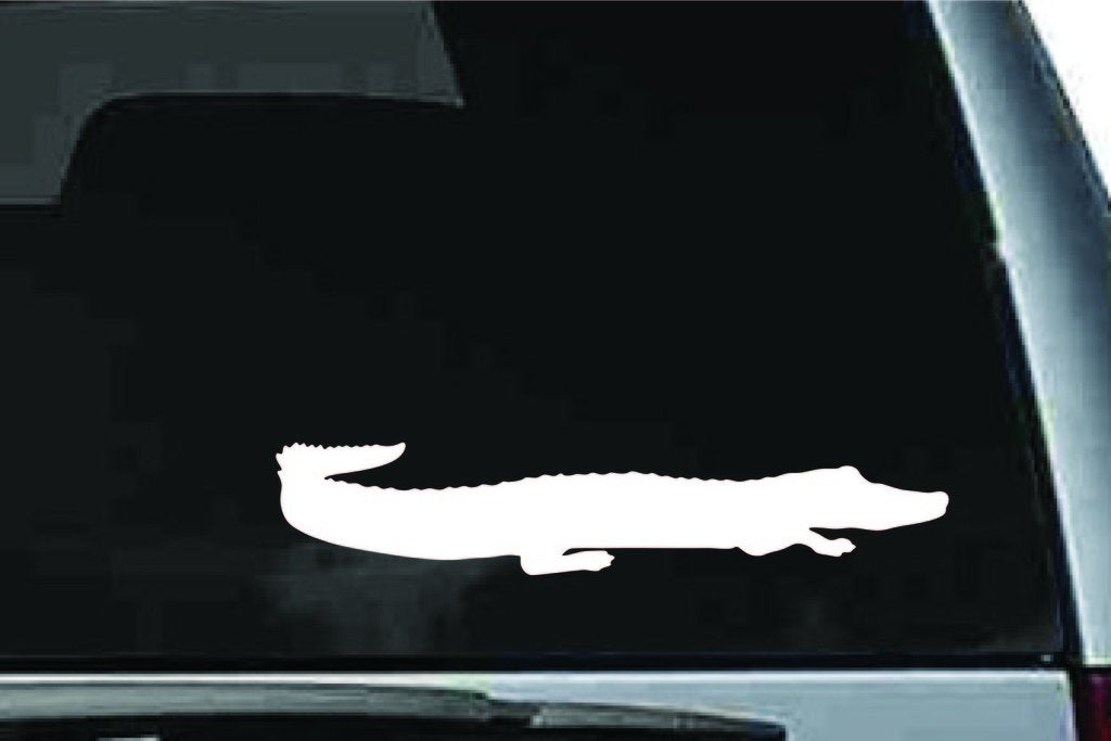 Picniva Alligator Sty4a Vinyl Car Window Decal, Approx 5 in
