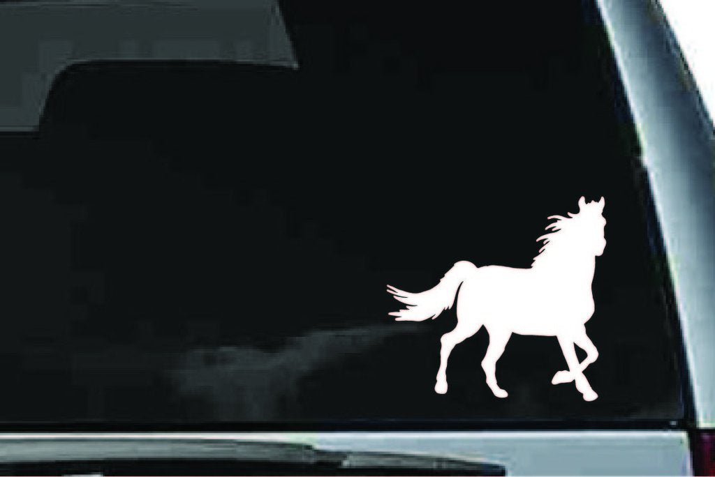 Picniva Horse Sty7 Vinyl Car Window Decal, Approx 5 in