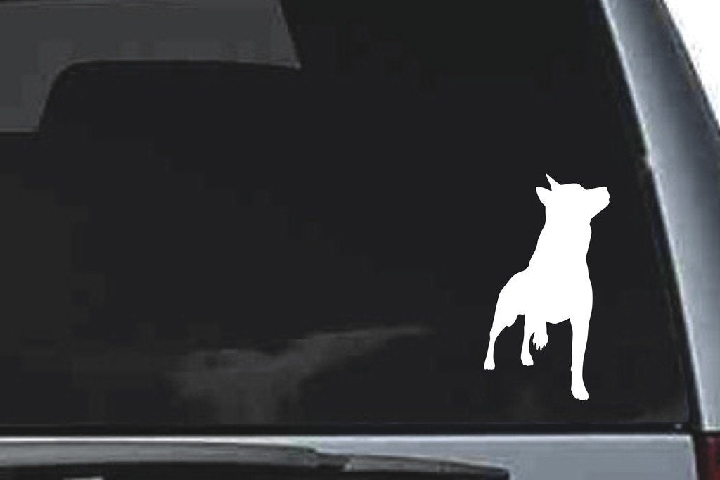 Picniva Wolf Sty13 Vinyl Car Window Decal, Approx 5 in