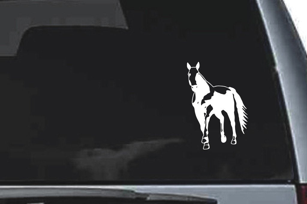 Picniva Horse Sty29 Vinyl Car Window Decal, Approx 5 in