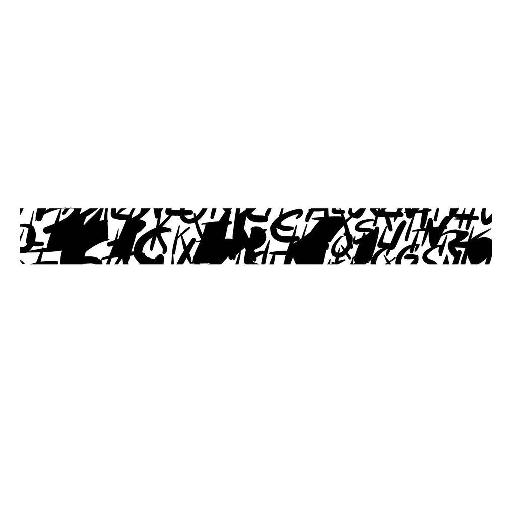 Picniva Letter Collage Band Vinyl Car Body Side Decals, Two Pack