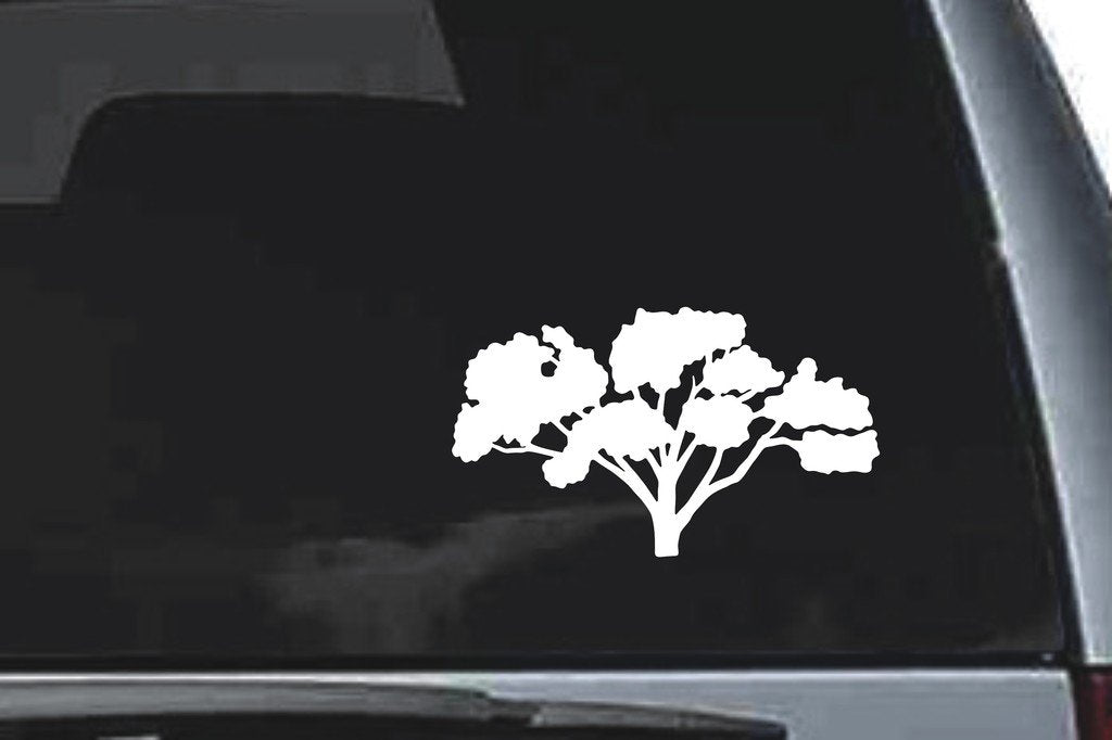 Picniva Oak Sty3 Vinyl Car Window Decal, Approx 5 in