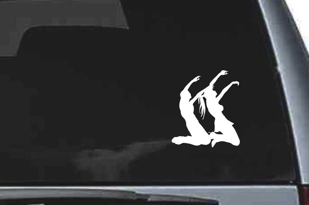 Picniva Dancing Sty30 Vinyl Car Window Decal, Approx 5 in