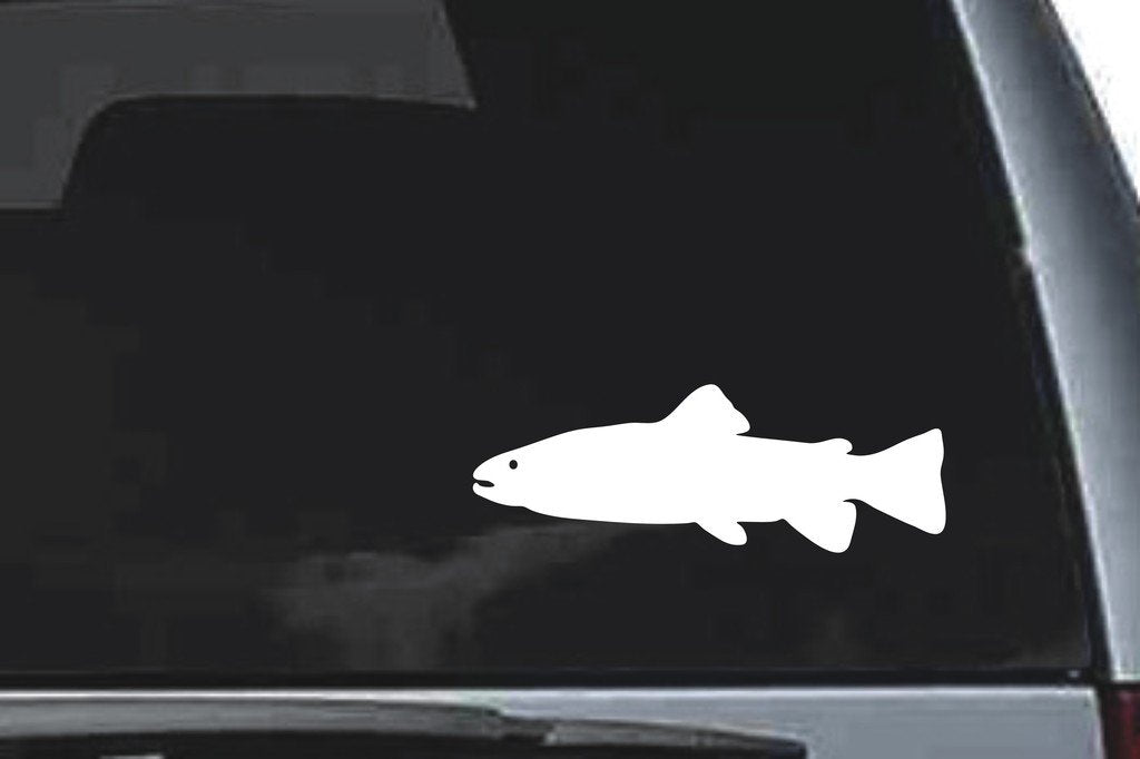 Picniva Fish Sty51 Vinyl Car Window Decal, Approx 5 in