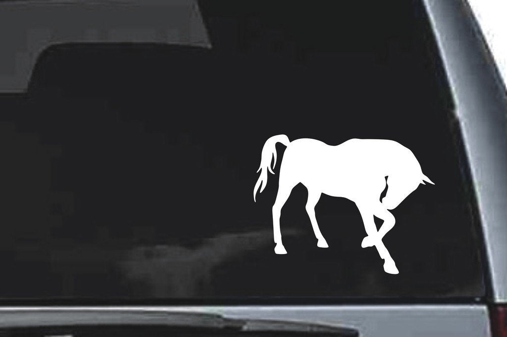 Picniva Horse Sty77 Vinyl Car Window Decal, Approx 5 in