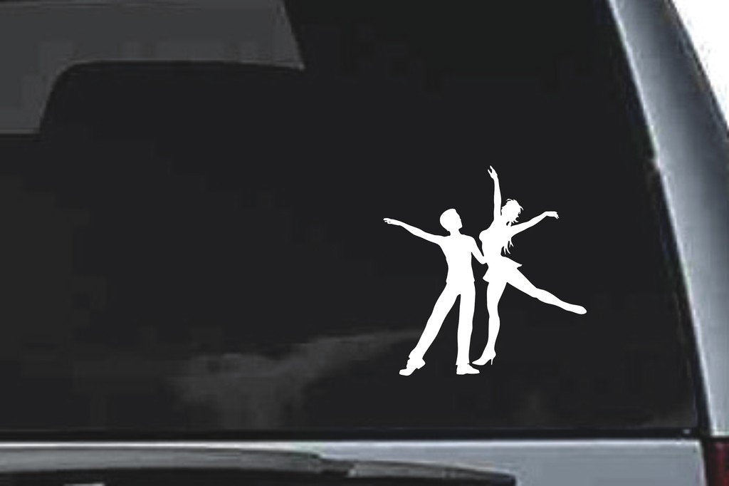 Picniva Dancing Sty58 Vinyl Car Window Decal, Approx 5 in