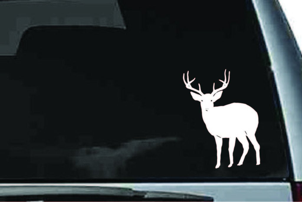 Picniva Buck Sty10 Vinyl Car Window Decal, Approx 5 in