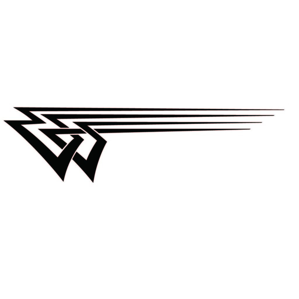 Picniva sty28 Racing Car Body Side Stripes Sticker Decal 2 Pcs