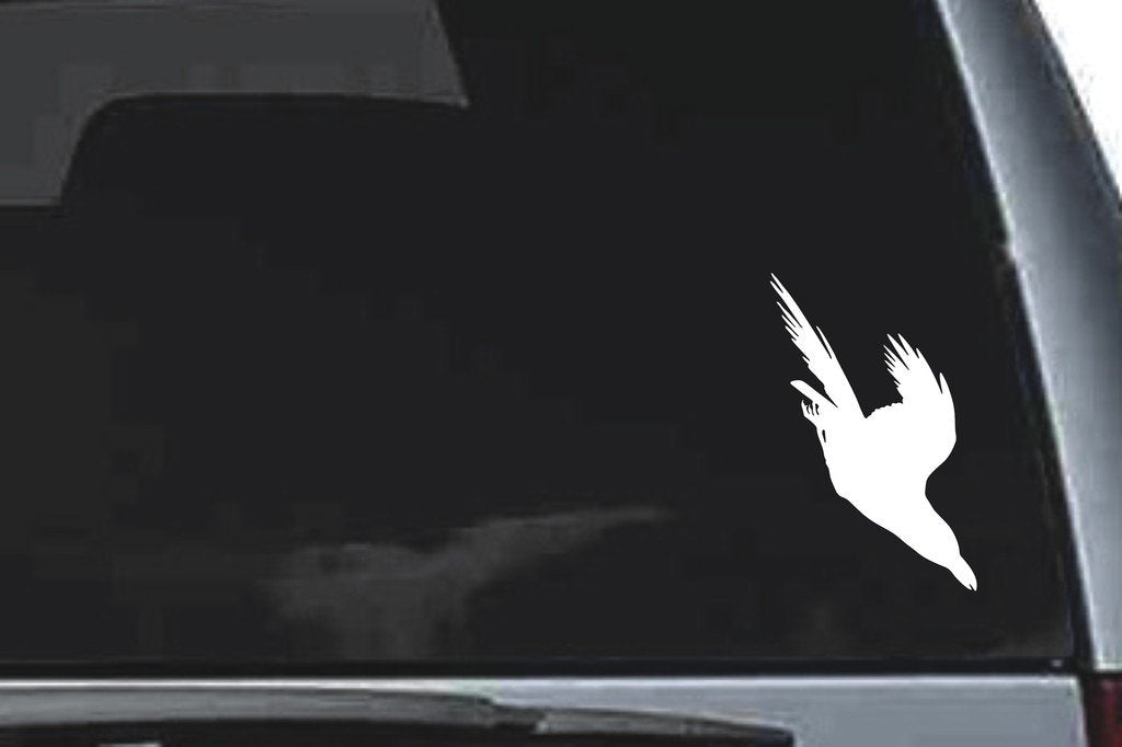 Picniva Crow Sty9a Vinyl Car Window Decal, Approx 5 in