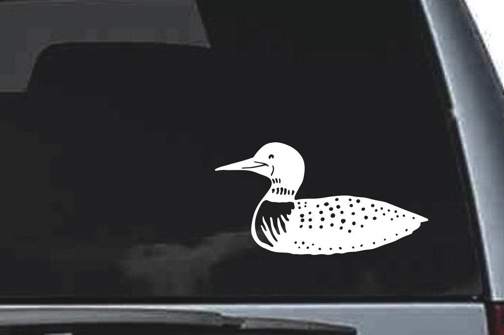 Picniva Loon Sty9 Vinyl Car Window Decal, Approx 5 in