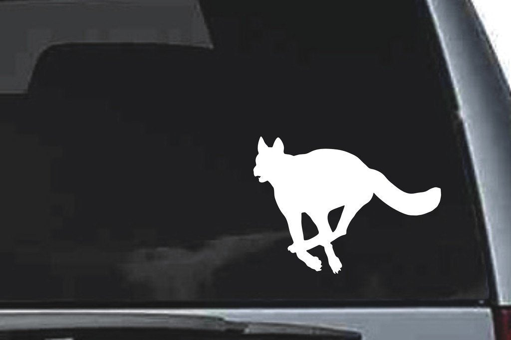 Picniva Wolf Sty42 Vinyl Car Window Decal, Approx 5 in