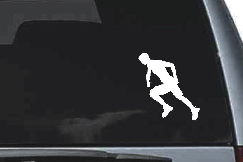 Picniva Running Sty9 Vinyl Car Window Decal, Approx 5 in