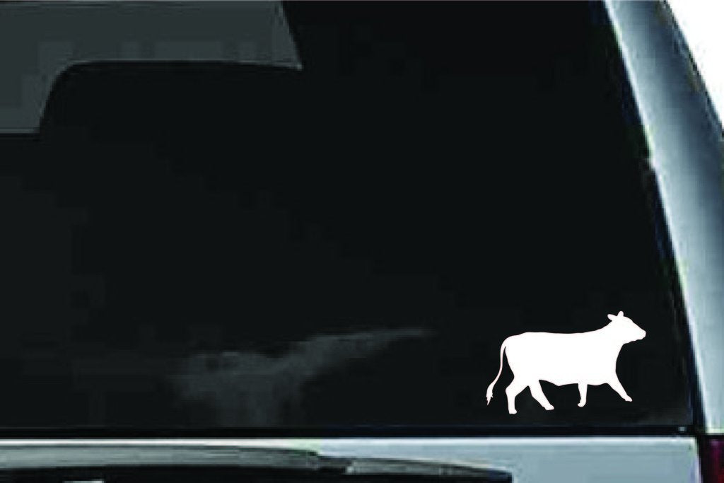 Picniva Cow Sty95 Vinyl Car Window Decal, Approx 5 in