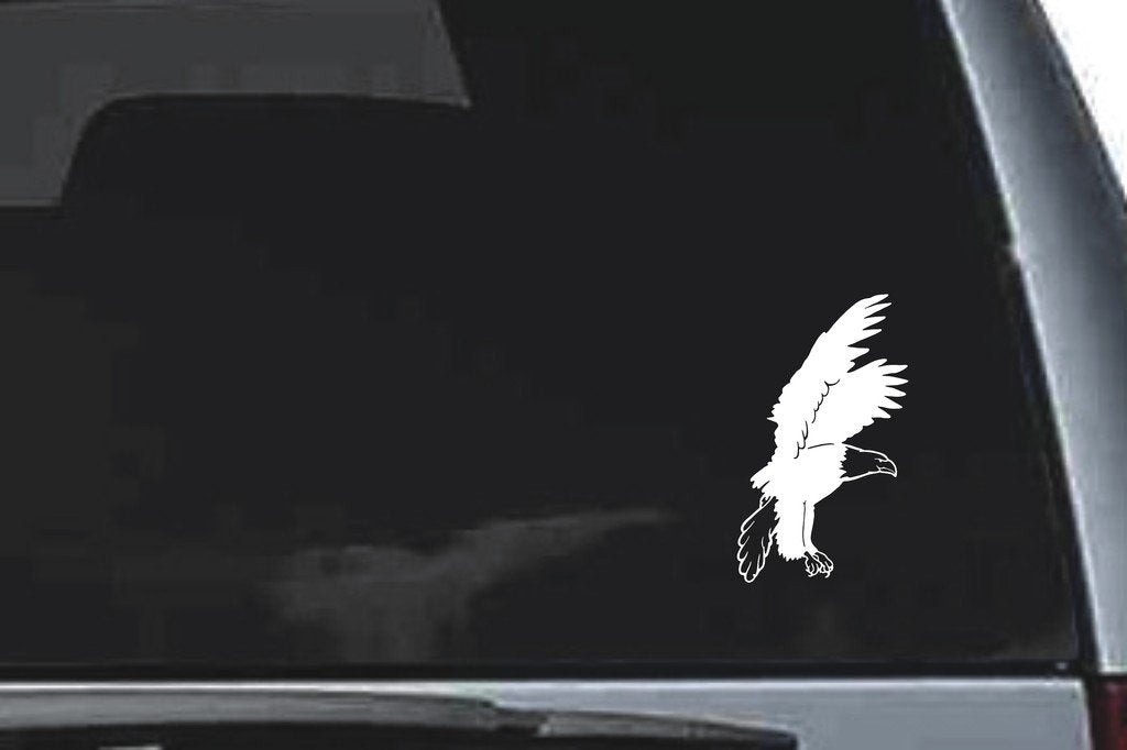 Picniva Eagle Sty19 Vinyl Car Window Decal, Approx 5 in