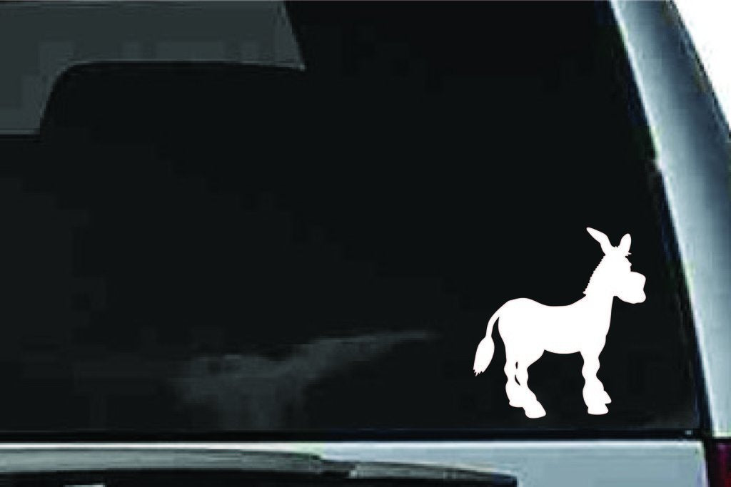 Picniva Donkey Sty6a Vinyl Car Window Decal, Approx 5 in