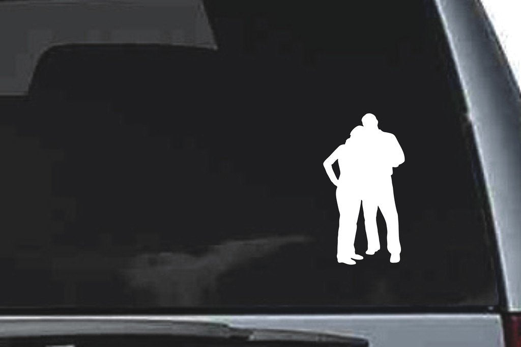 Picniva Romance Sty8 Vinyl Car Window Decal, Approx 5 in