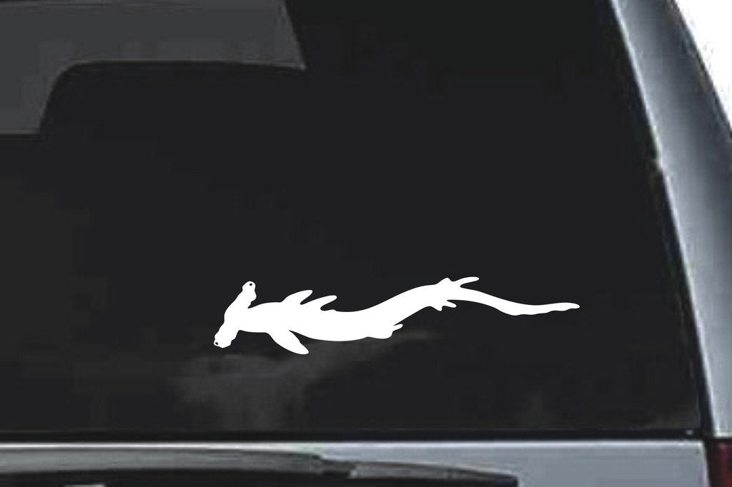 Picniva Hammerhead Sty1 Vinyl Car Window Decal, Approx 5 in