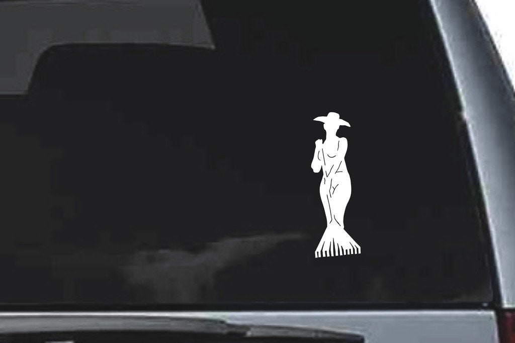 Picniva Rake Sty1 Vinyl Car Window Decal, Approx 5 in