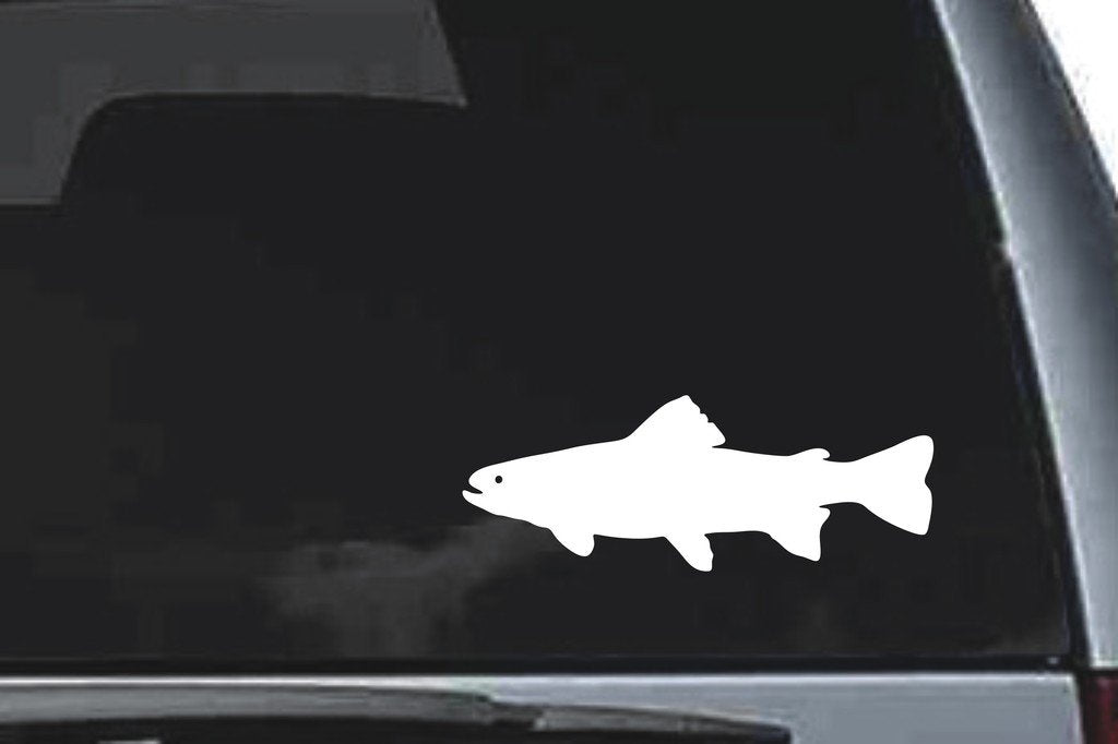 Picniva Fish Sty47 Vinyl Car Window Decal, Approx 5 in
