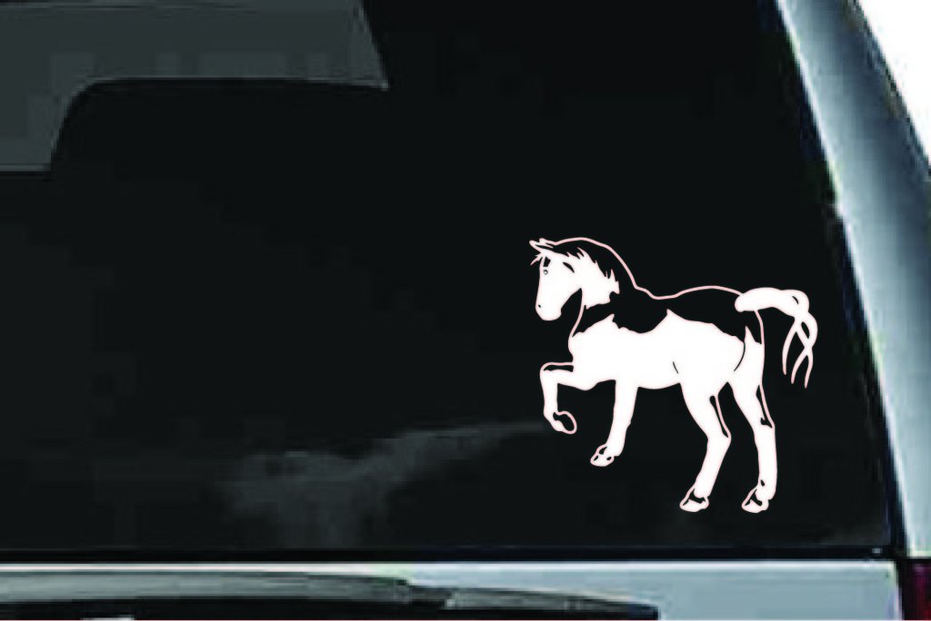 Picniva Horse Sty59 Vinyl Car Window Decal, Approx 5 in